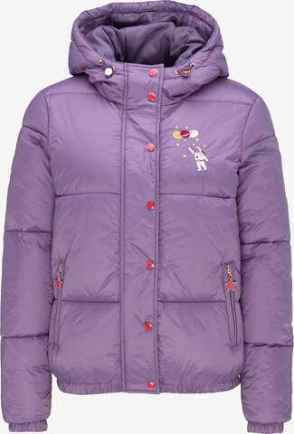 Veste d’hiver MYMO en violet : devant