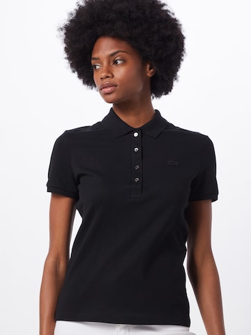 LACOSTE - Camiseta 'Chemise' en negro: frente