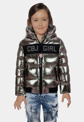 CIPO & BAXX Winter Jacket 'CBJ Girl' in Silver: front