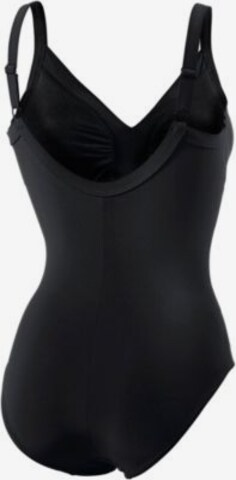 SPEEDO Bustier Badeanzug in Schwarz