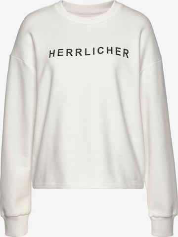 Herrlicher Sweatshirt in Weiß: predná strana