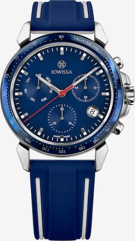 JOWISSA Quarzuhr 'LeWy 9' Swiss Men's Watch in Blau: front