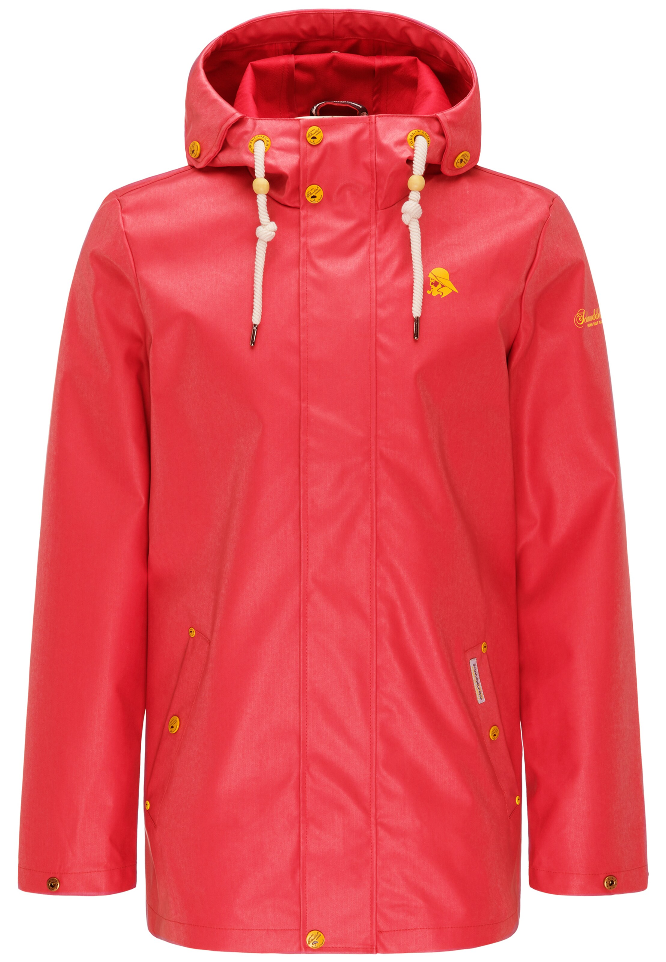 Schmuddelwedda - Tussenjas in de kleur Rood