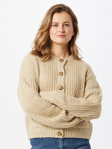 Cardigan 'Melody Arran' BDG Urban Outfitters en beige : devant