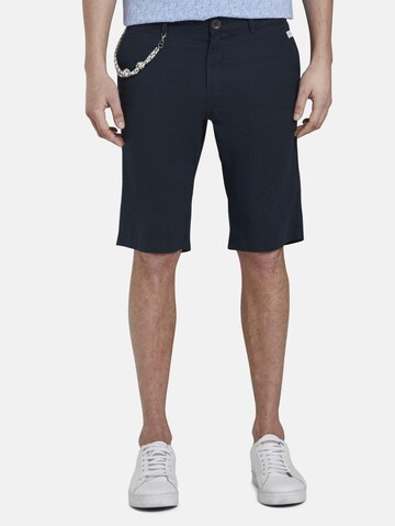 TOM TAILOR Slimfit Shorts in Blau: predná strana