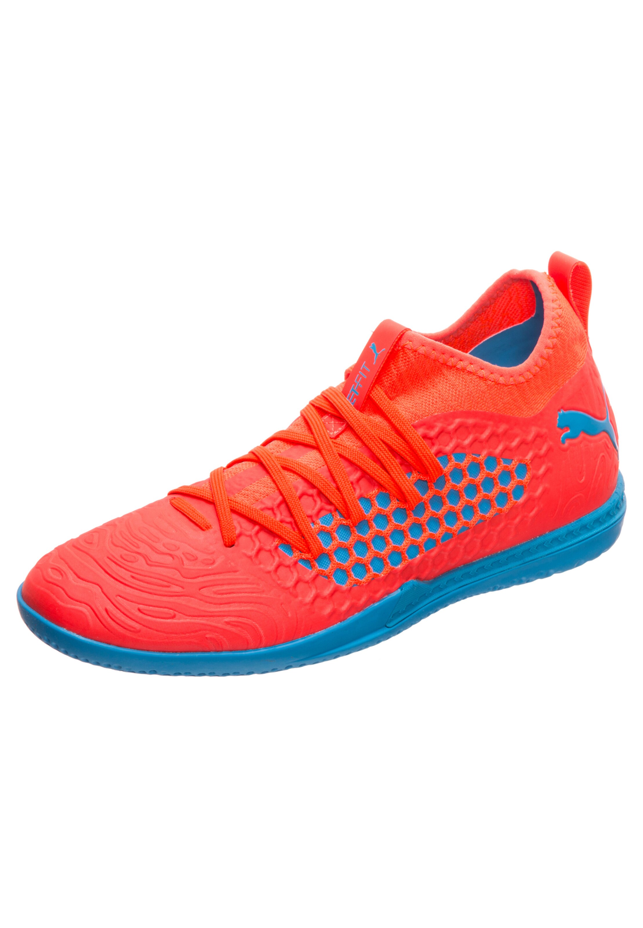 PUMA - Voetbalschoen 'Future 19.3 NETFIT' in de kleur Hemelsblauw