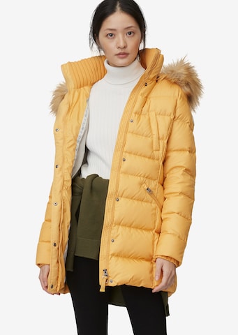 Manteau d’hiver Marc O'Polo en jaune : devant