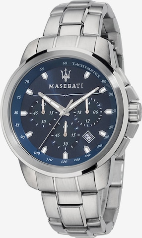 Maserati Analoog horloge 'Successo' in Zilver: voorkant