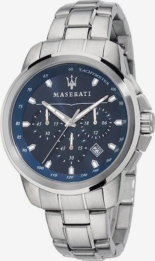 Maserati Analoog horloge 'SUCCESSO' in de kleur Blauw / Zilver, Productweergave