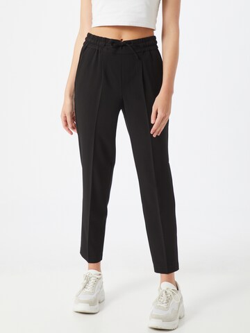 b.young Regular Pleat-Front Pants 'Bydanta' in Black: front