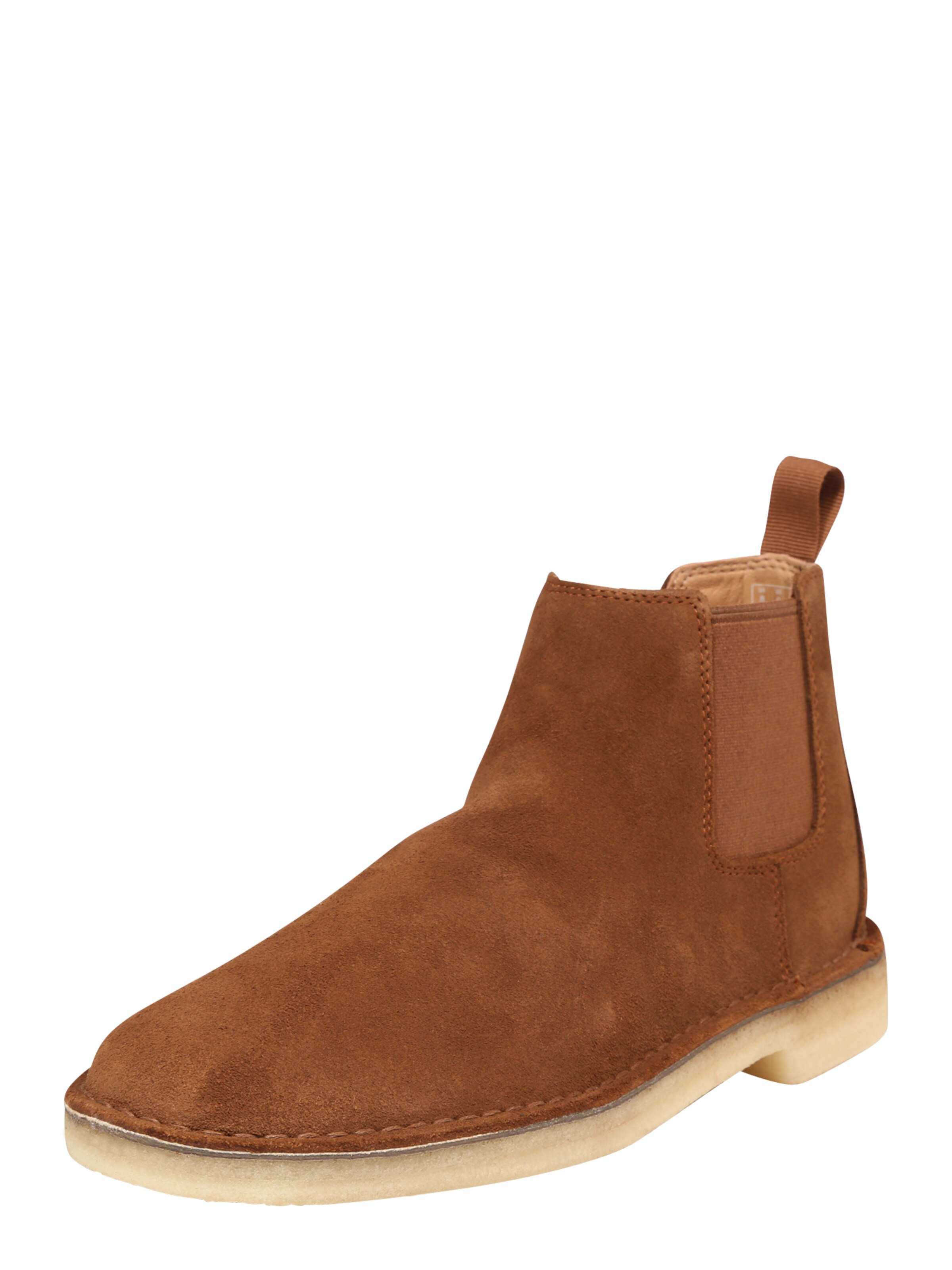 Clarks Originals - Chelsea boots 'DESERT' in de kleur Donkerbruin