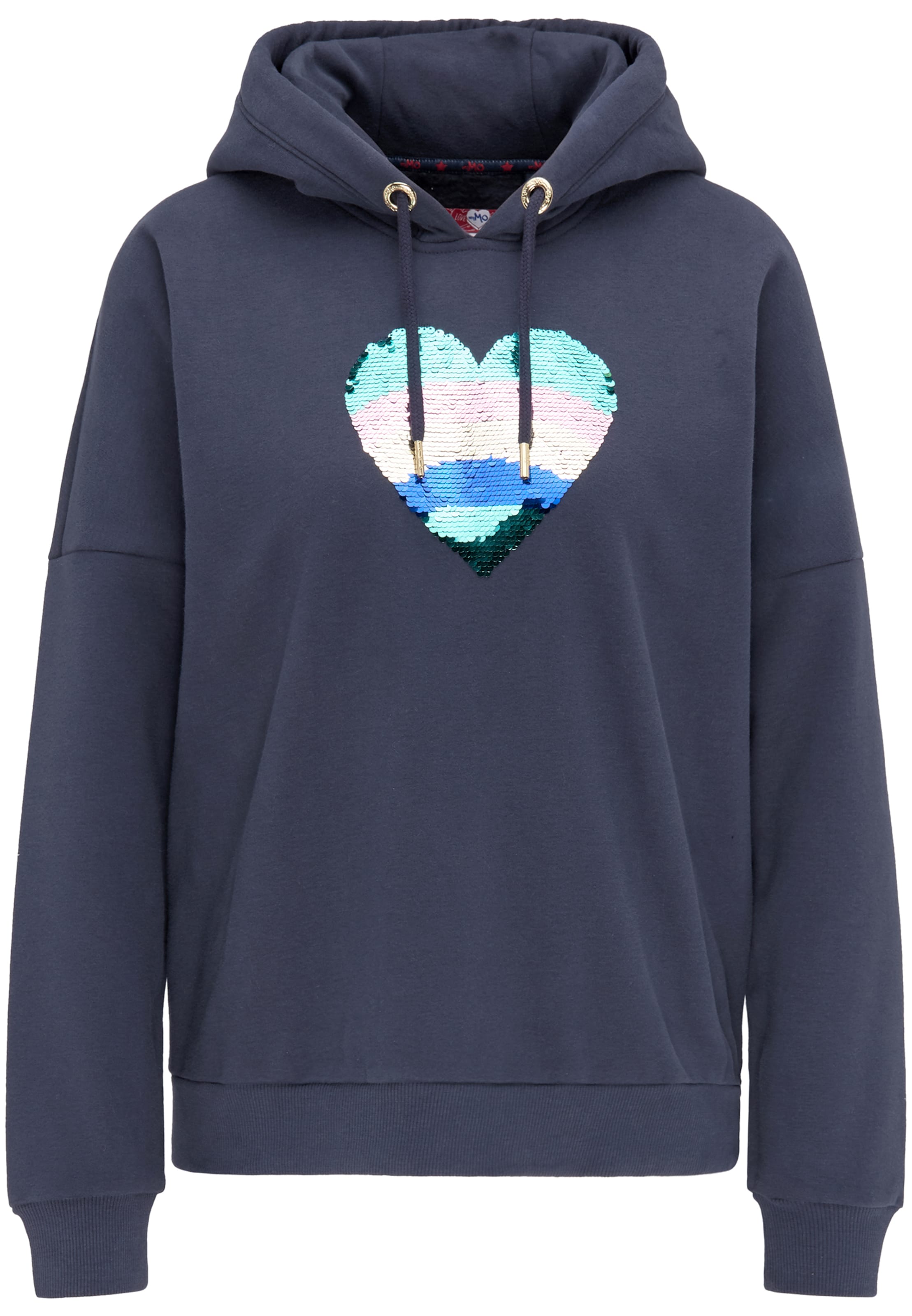MYMO Mikina – modrá: přední strana
