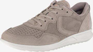 ECCO Sneakers 'Soft 5 Black Feather' in Beige: front