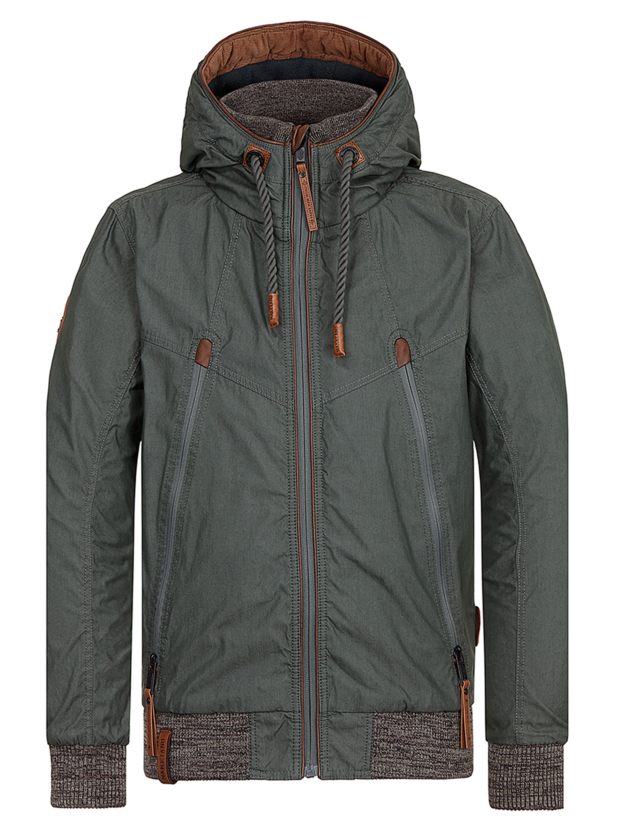 naketano - Tussenjas in de kleur Donkergroen