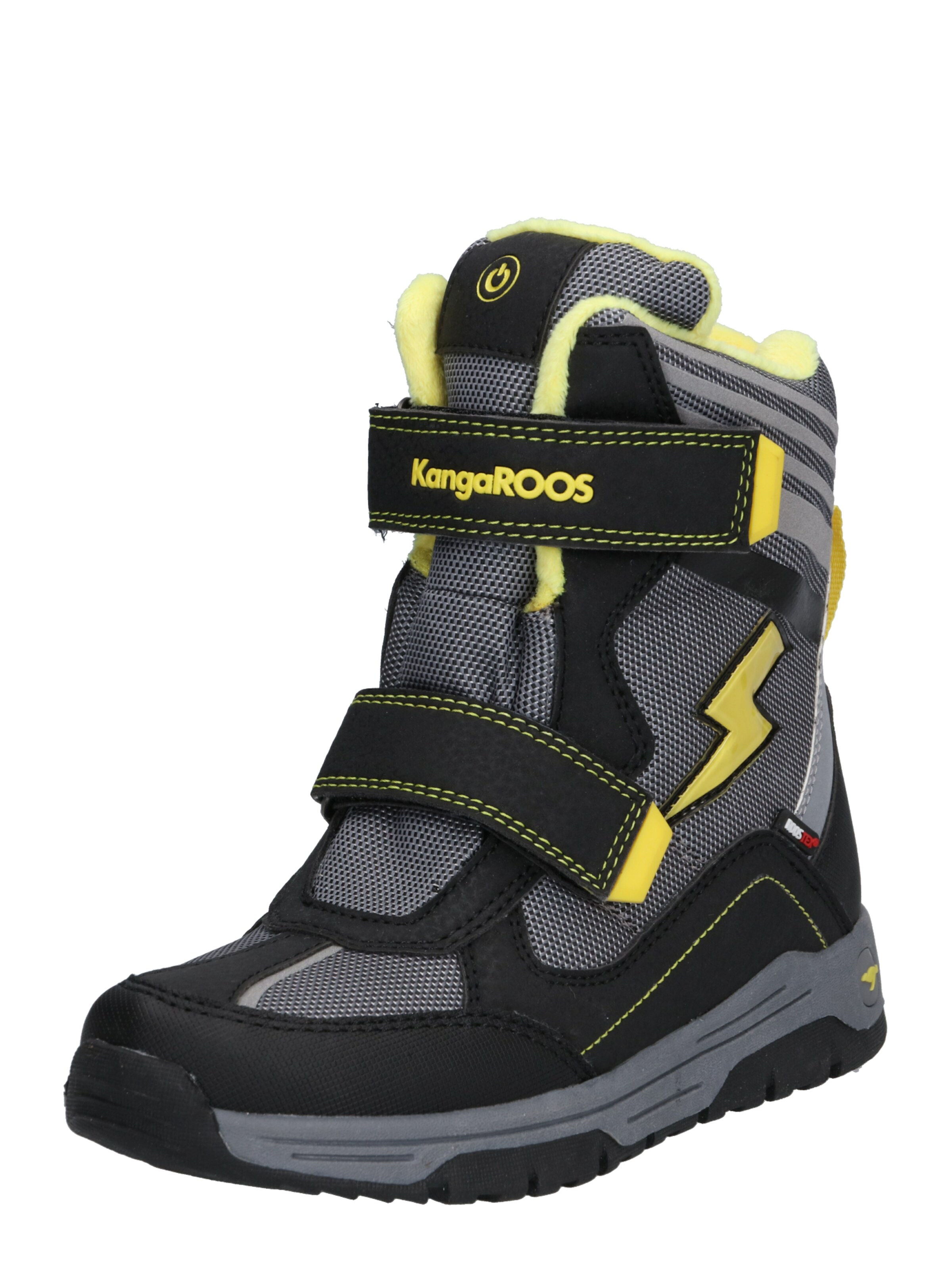 KangaROOS - Snowboots 'Snow Flash Boys SL RTX' in de kleur Zwart