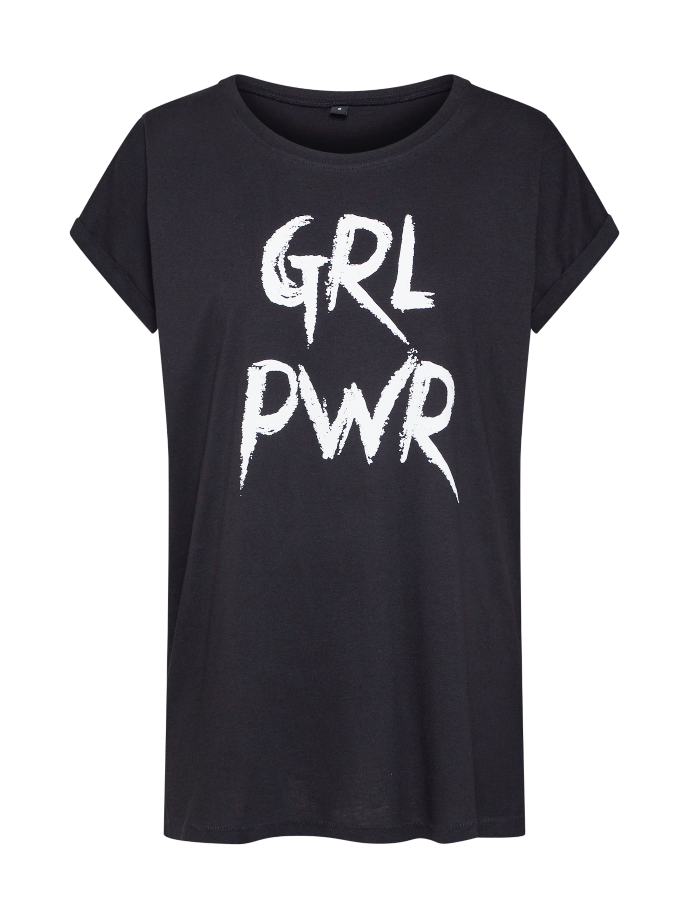 Merchcode Μπλουζάκι 'Grl Pwr' σε μαύρο: μπροστά