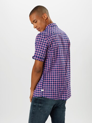 s.Oliver Regular fit Button Up Shirt in Blue