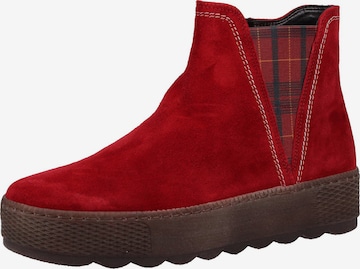 GABOR Chelsea Boots in Red: front