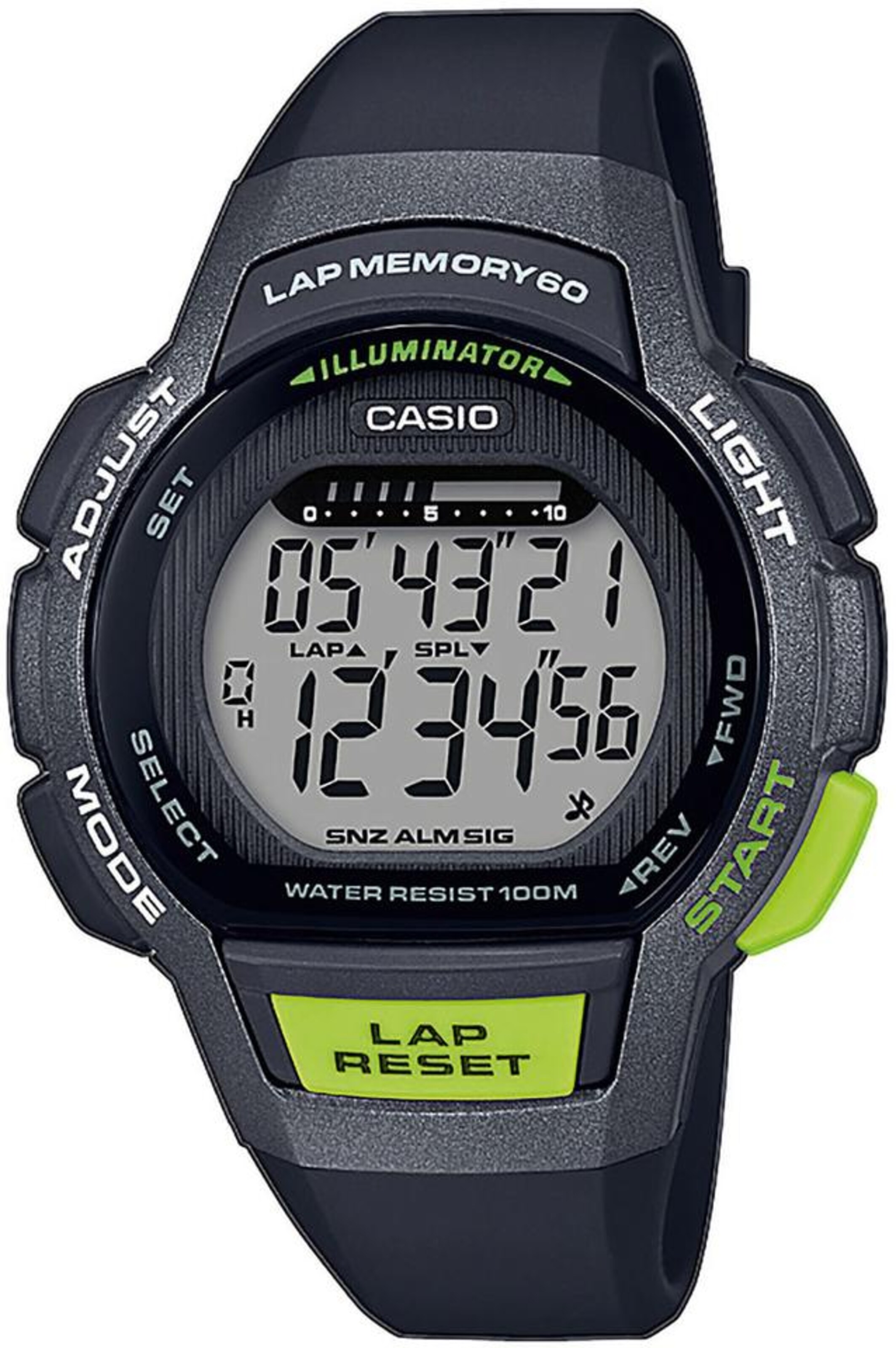 CASIO - Sportuhr 'LWS-1000H-1AVEF' in schwarz