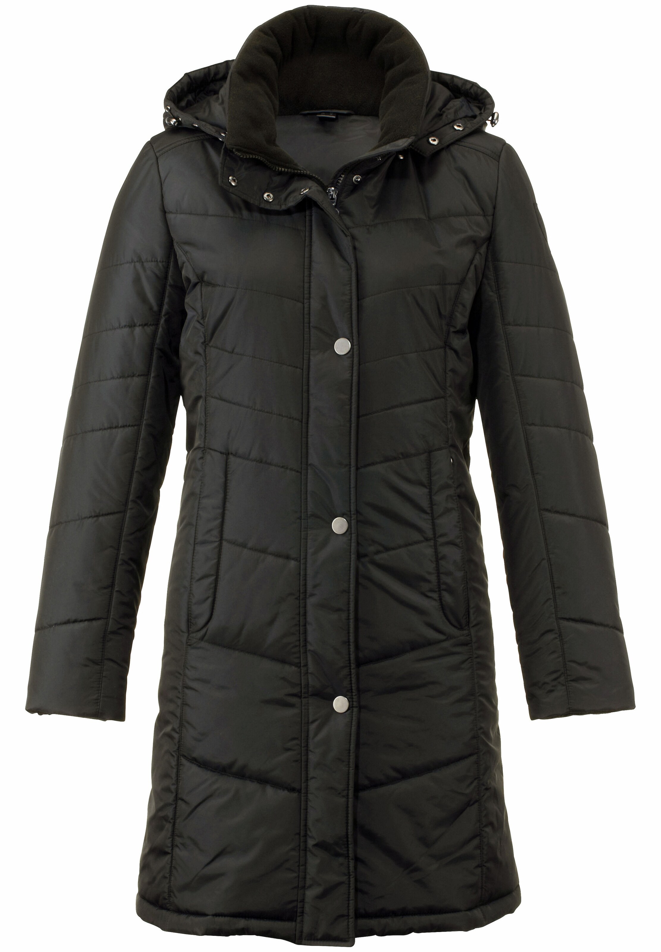 Peter Hahn - Wintermantel in de kleur Zwart