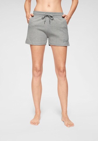 BENCH Pyžamové kalhoty – šedá: přední strana