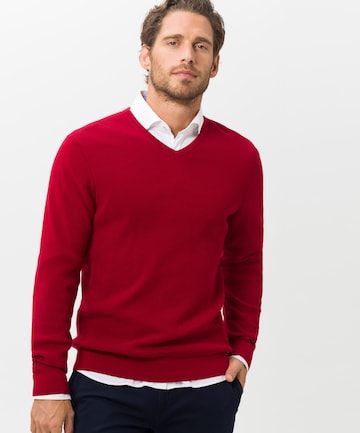 BRAX Sweatshirt 'Vico' in Rot: predná strana