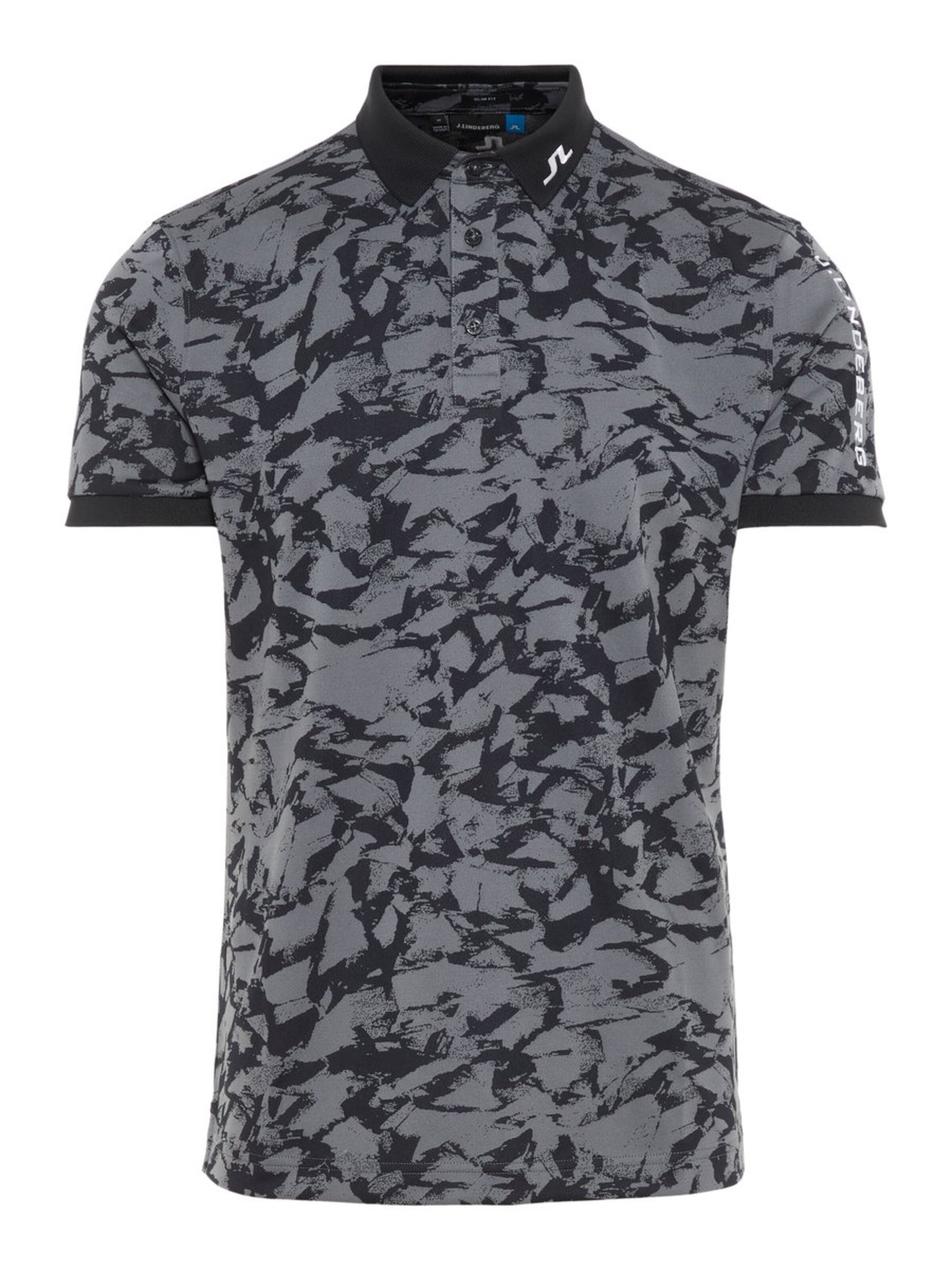 J.Lindeberg - Functioneel shirt 'Tour Tech' in de kleur Donkergrijs