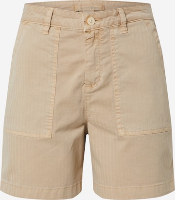 TOM TAILOR DENIM Regular Chino trousers in Beige: front