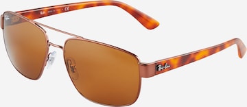 Lunettes de soleil '0RB3663' Ray-Ban en marron : devant