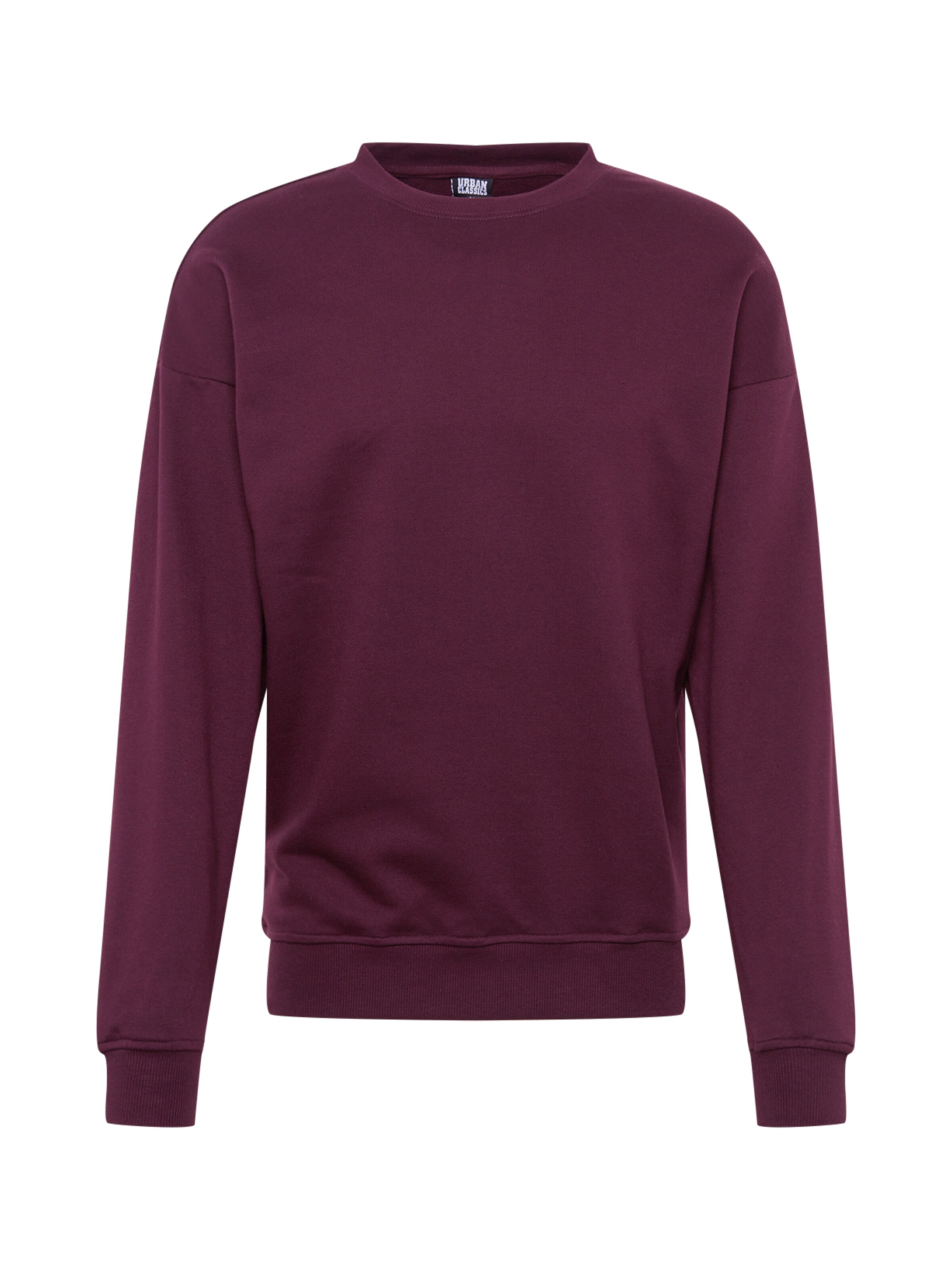 Urban Classics - Sweatshirt 'Basic Crewneck' in de kleur Wijnrood