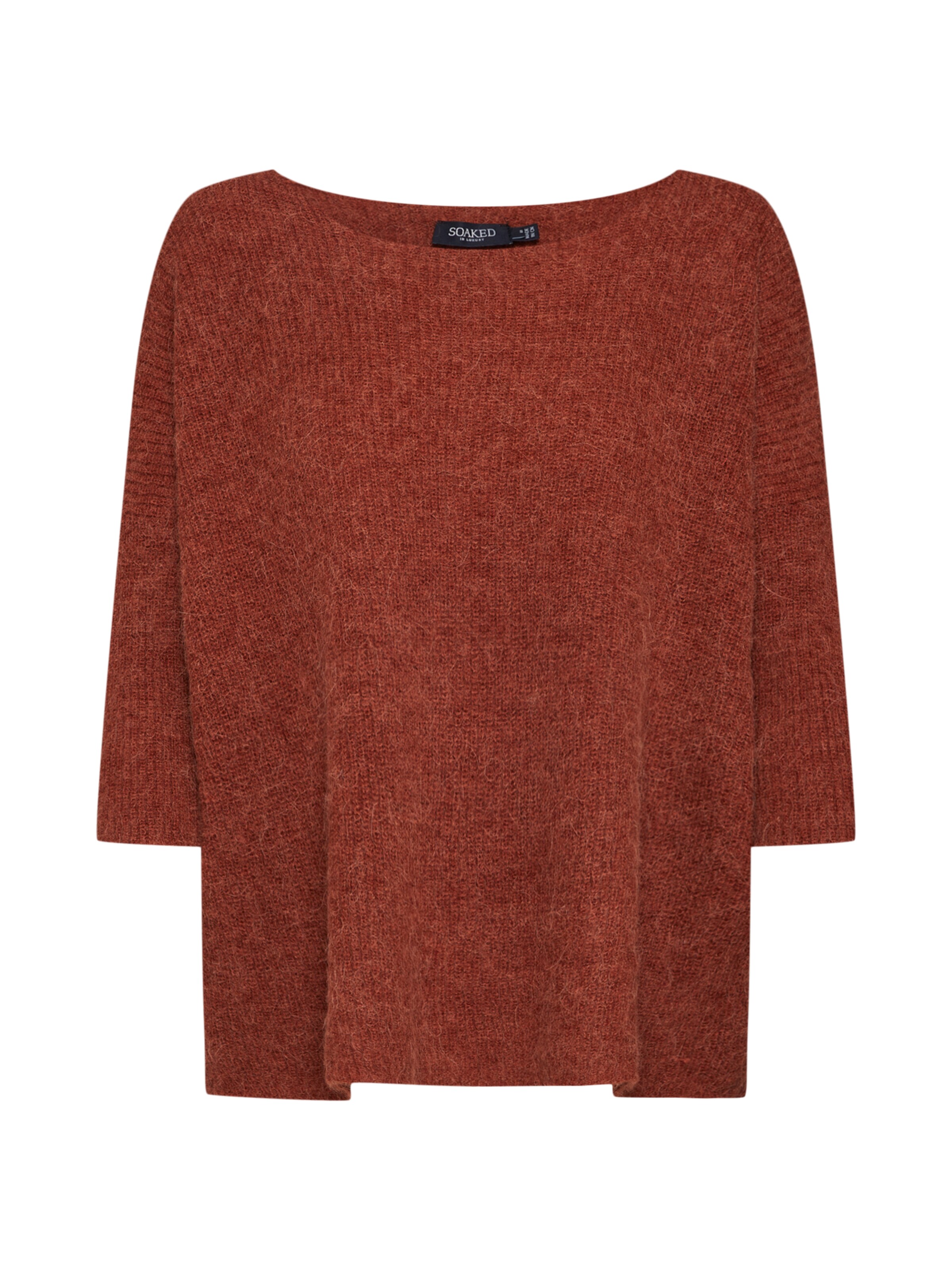 SOAKED IN LUXURY - Trui 'Tuesday Jumper' in de kleur Bourgogne