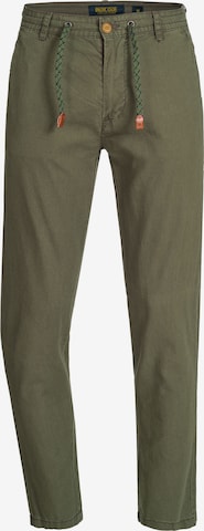 Pantalon 'Veneto' INDICODE JEANS en vert : devant