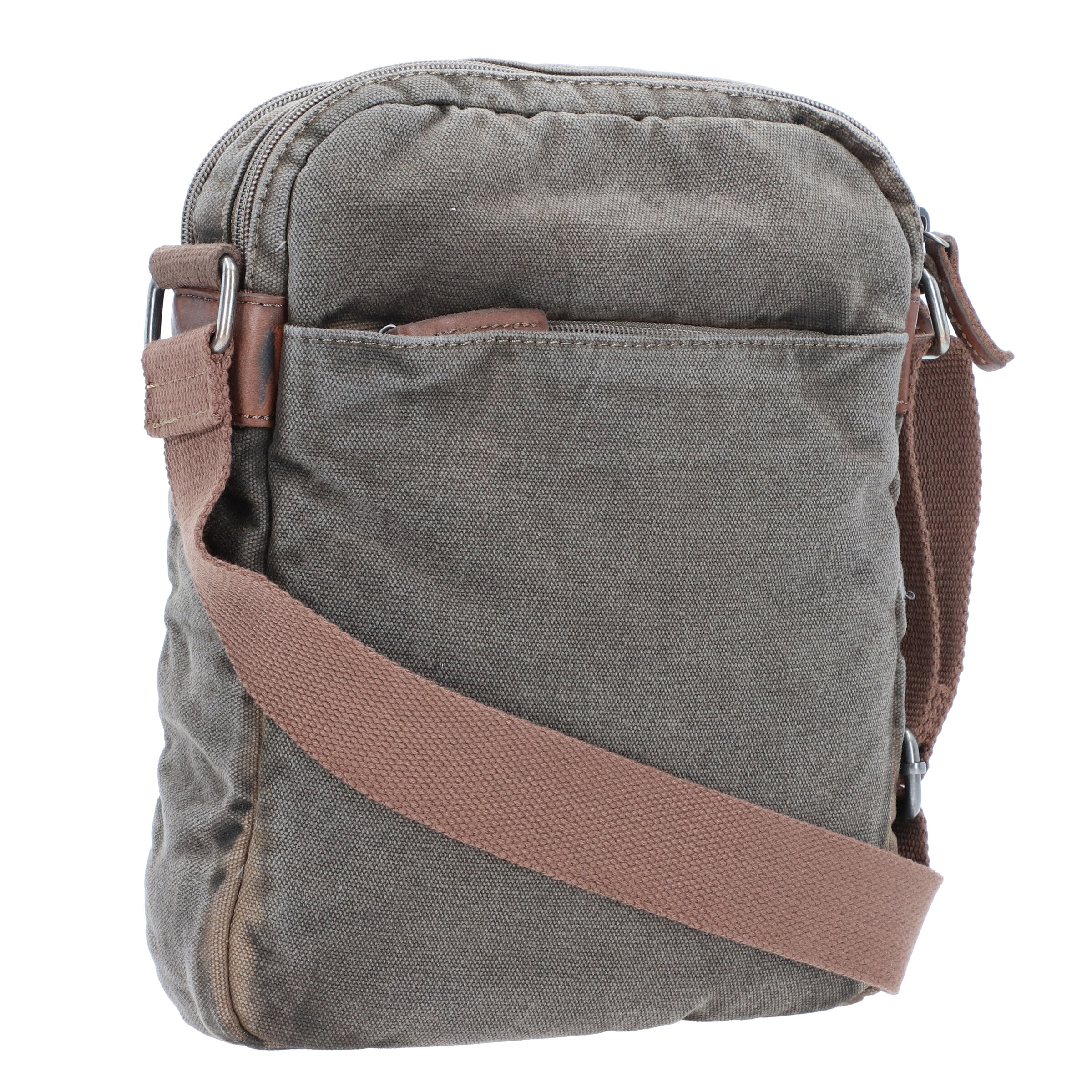 GREENBURRY Umhängetasche 'Aviator' in Grün