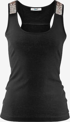 LASCANA Top in Black: front