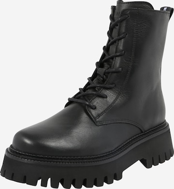 BRONX Lace-Up Ankle Boots 'GROOV-Y' in Black: front