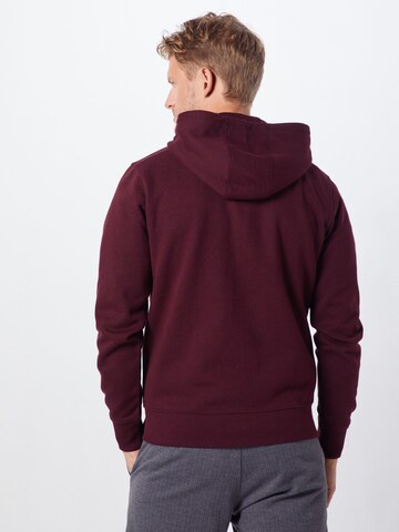 !Solid Zip-Up Hoodie 'Morgan' in Red