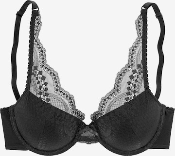 s.Oliver Bra in Black: front