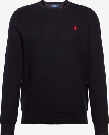 Pull-over 'LS CN PP' Polo Ralph Lauren en noir : devant