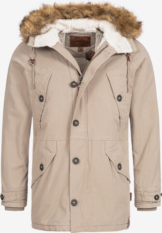 INDICODE JEANS Parka 'Fann' in Beige: predná strana