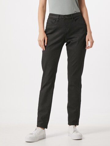 OPUS Regular Jeans in Zwart: voorkant