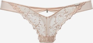 MARIE CLAIRE Thong in Beige: front