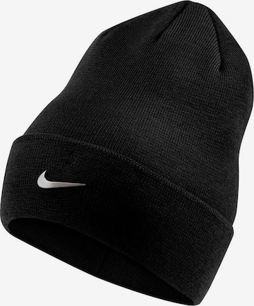 Căciulă de la Nike Sportswear pe negru: față