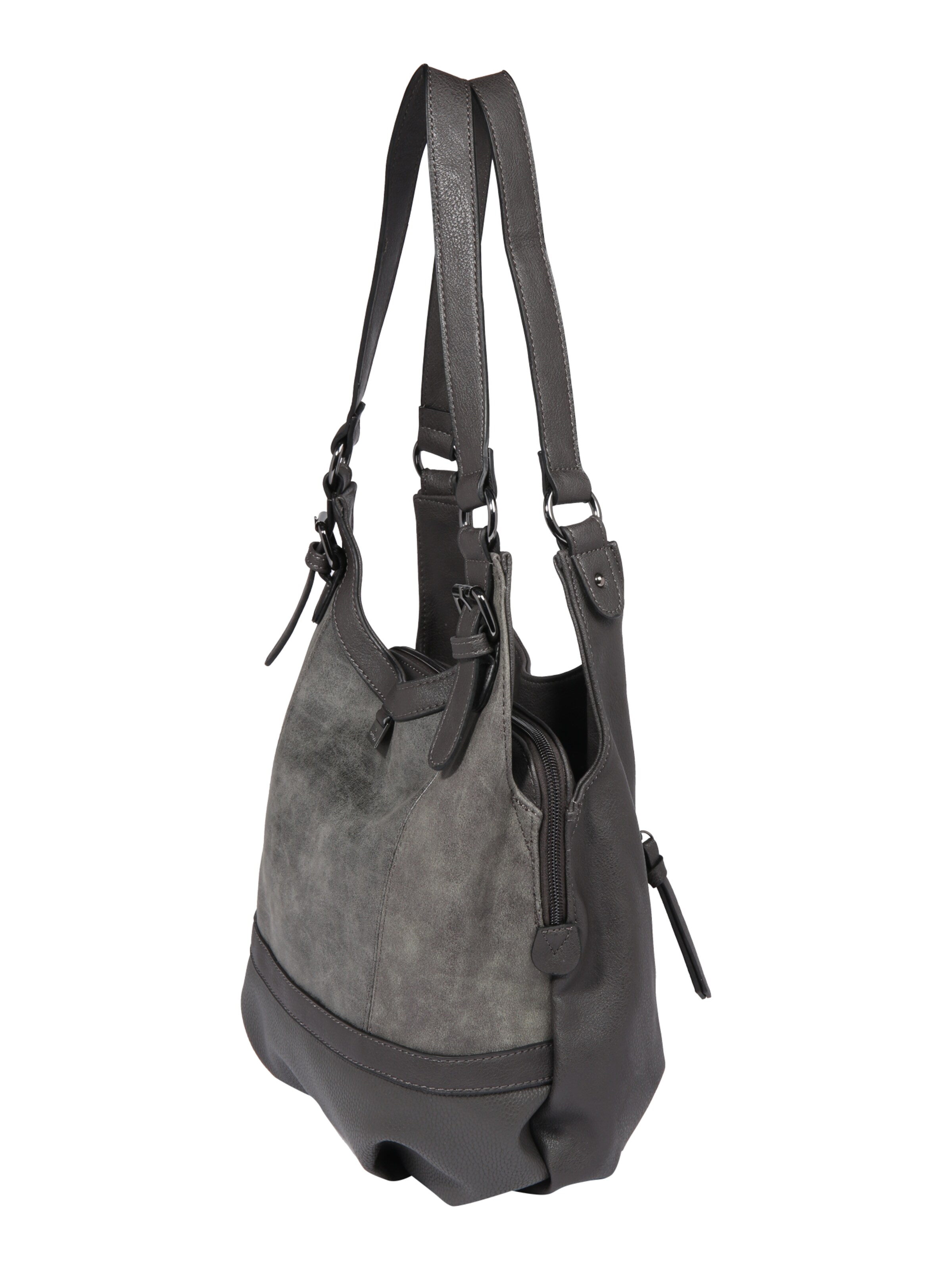 TOM TAILOR Shopper 'Juna' in Grey: side