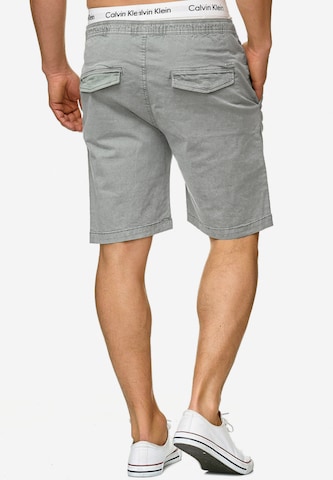 INDICODE JEANS Regular Shorts 'Kelowna' in Grau