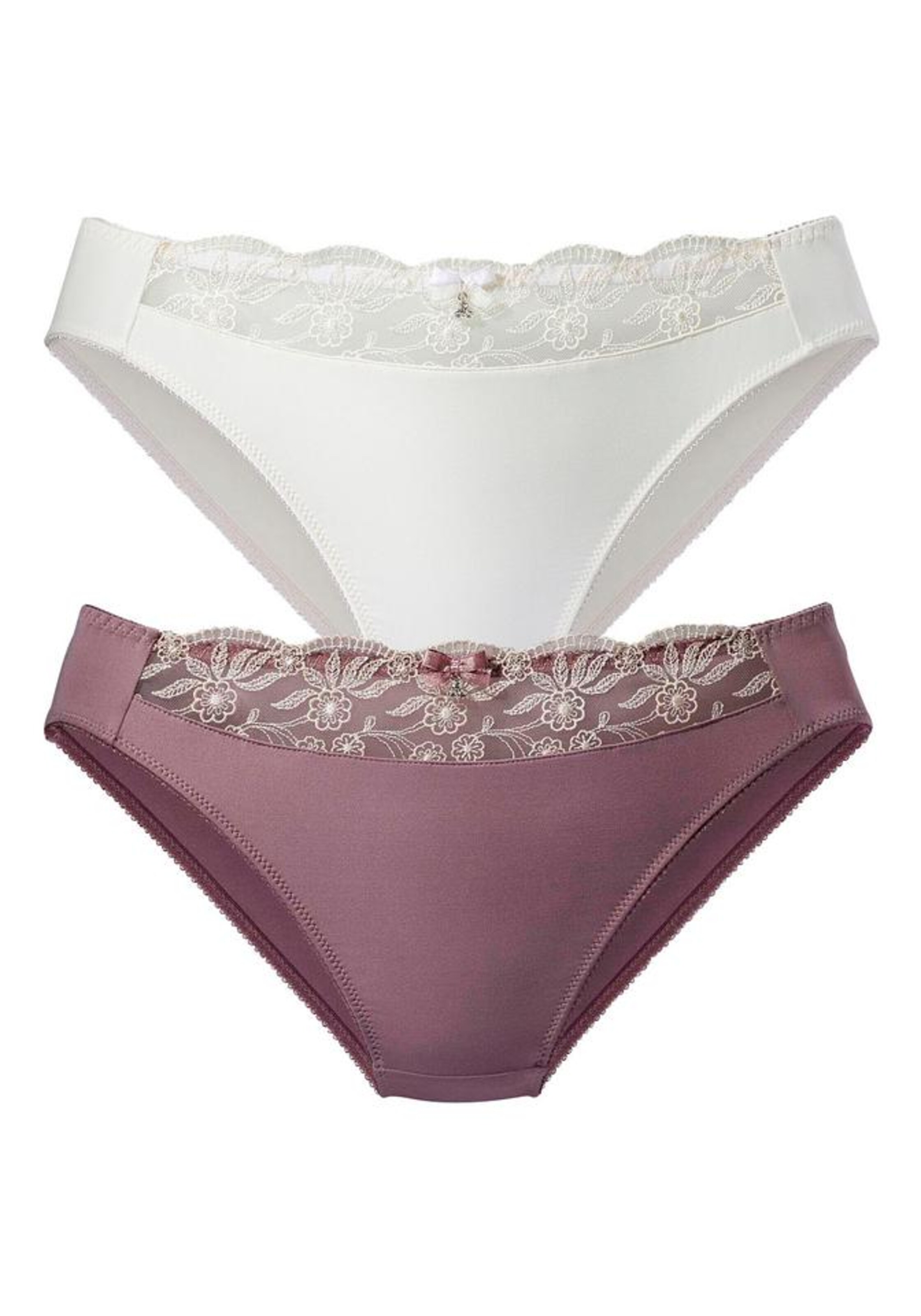 Slip NUANCE en violet : devant