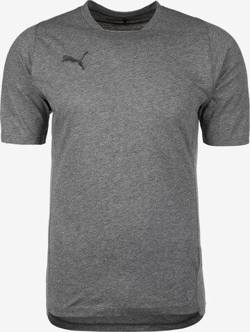T-Shirt fonctionnel 'Final Casuals' PUMA en gris : devant