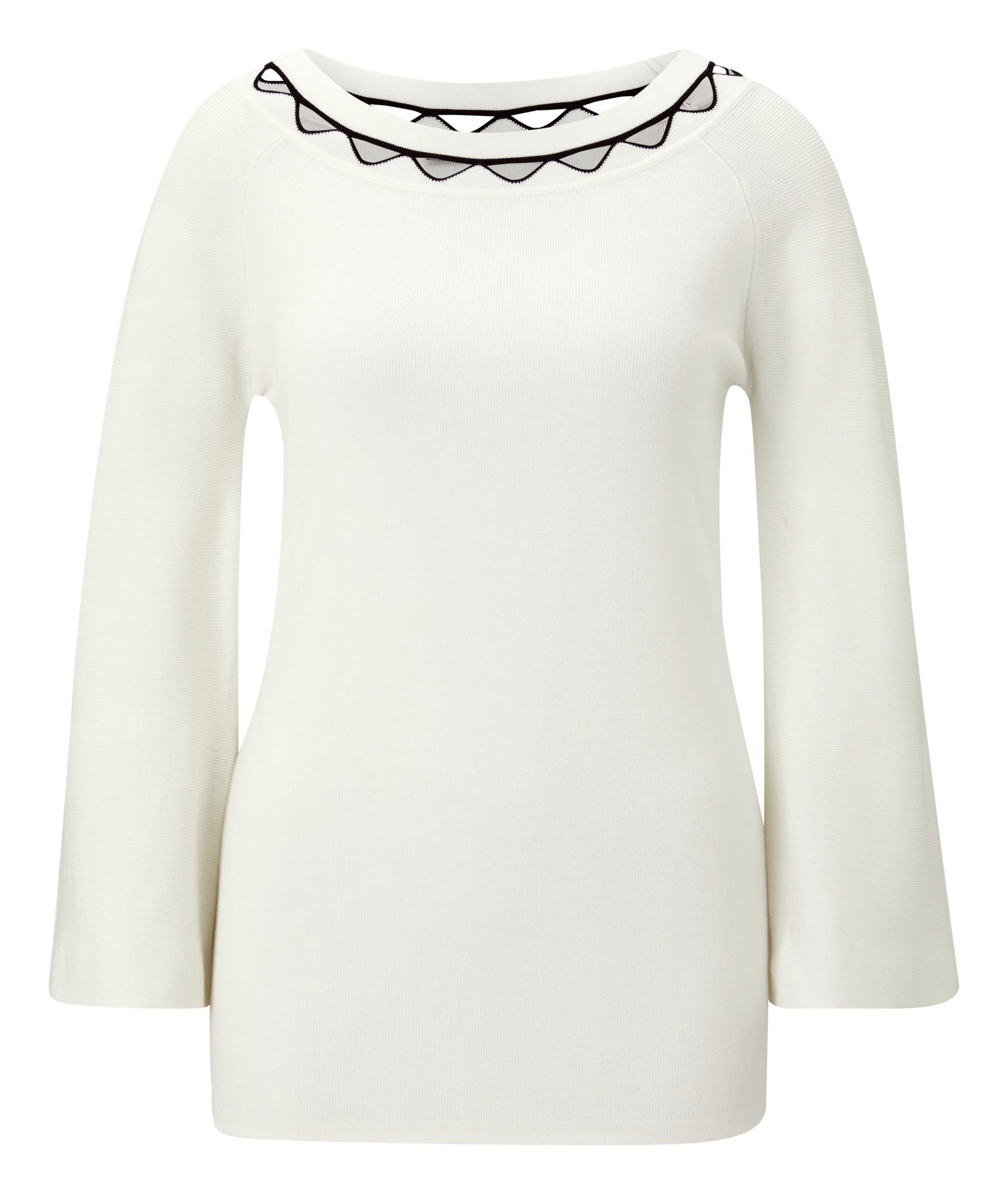 Plus size qjSYe heine Sweter w kolorze Białym 