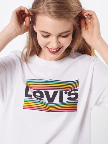 LEVI'S ® Shirt 'Graphic Varsity Tee' in Weiß