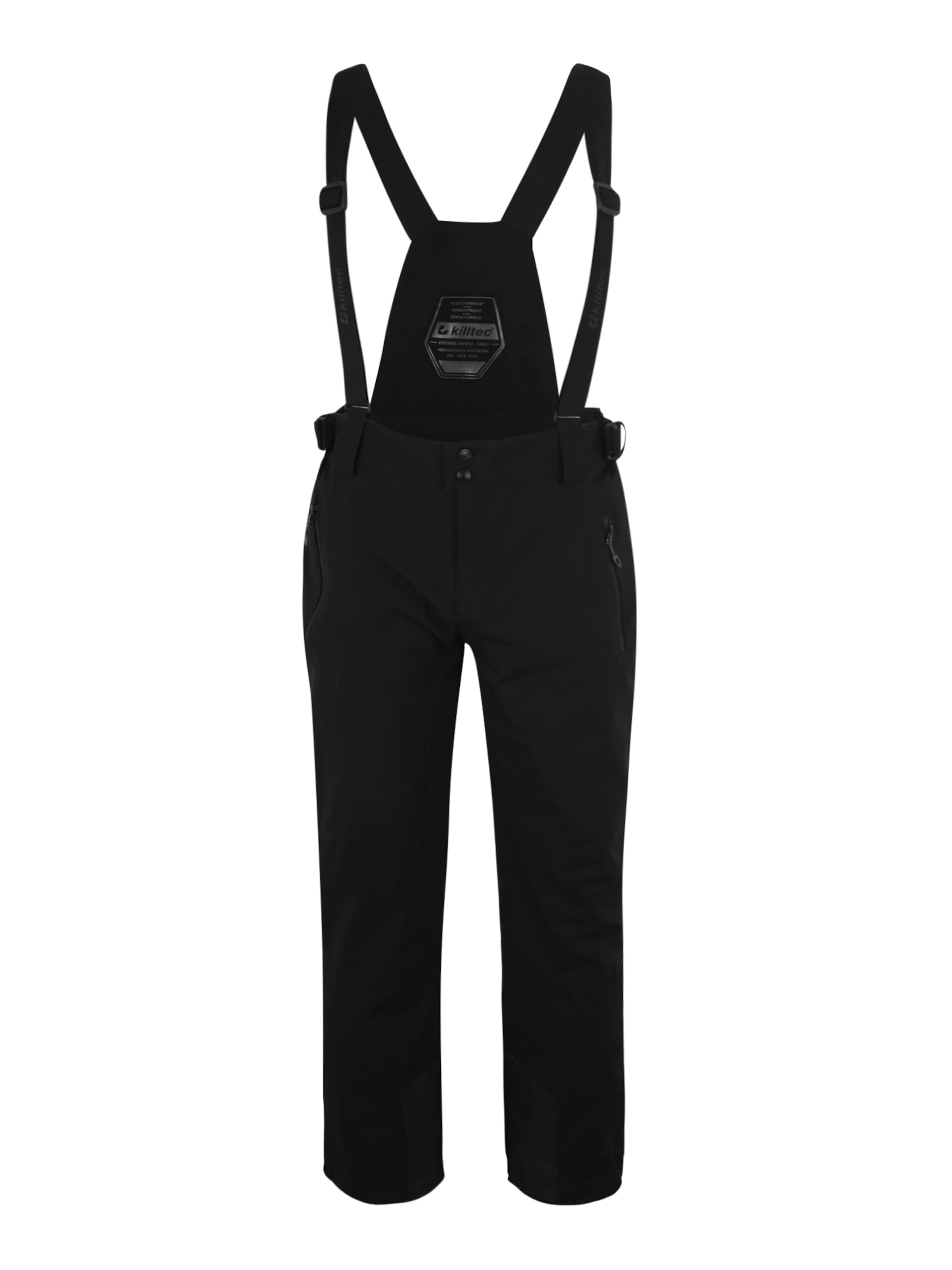 juoda KILLTEC Standartinis Laisvalaikio kelnės 'Enosh': priekis
