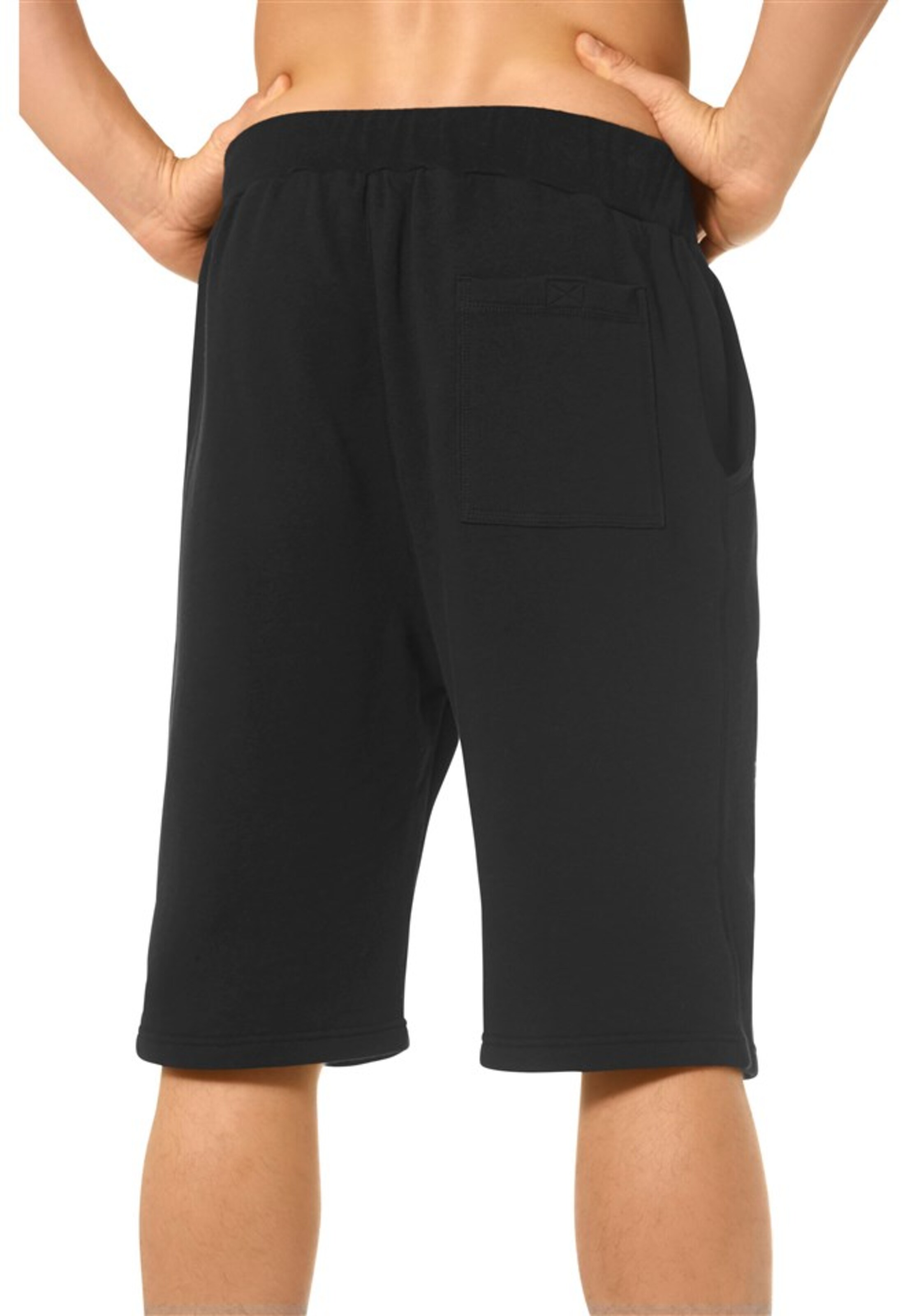 LONSDALE Regular Shorts in Schwarz